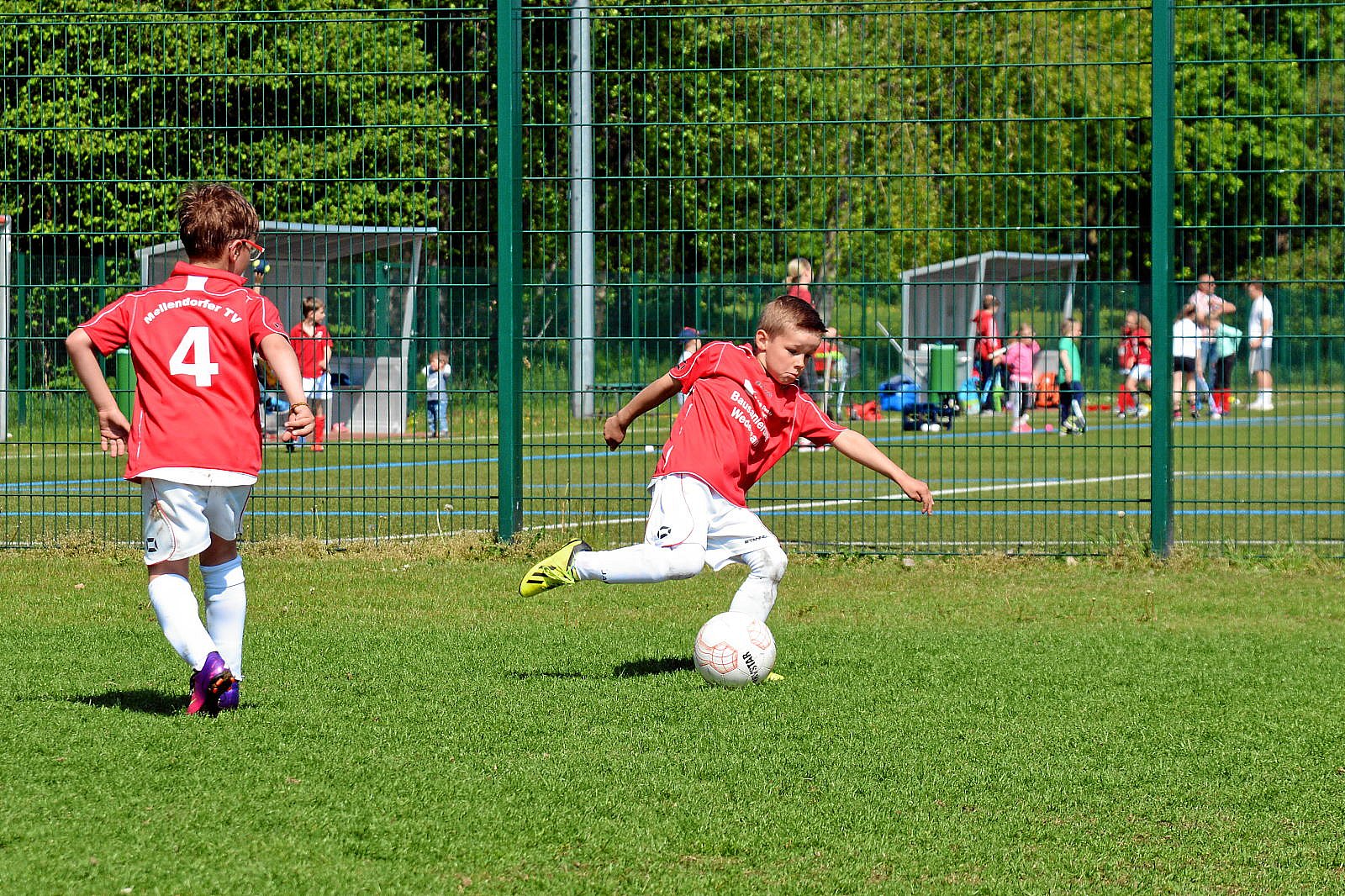 Tomte beim Fußball